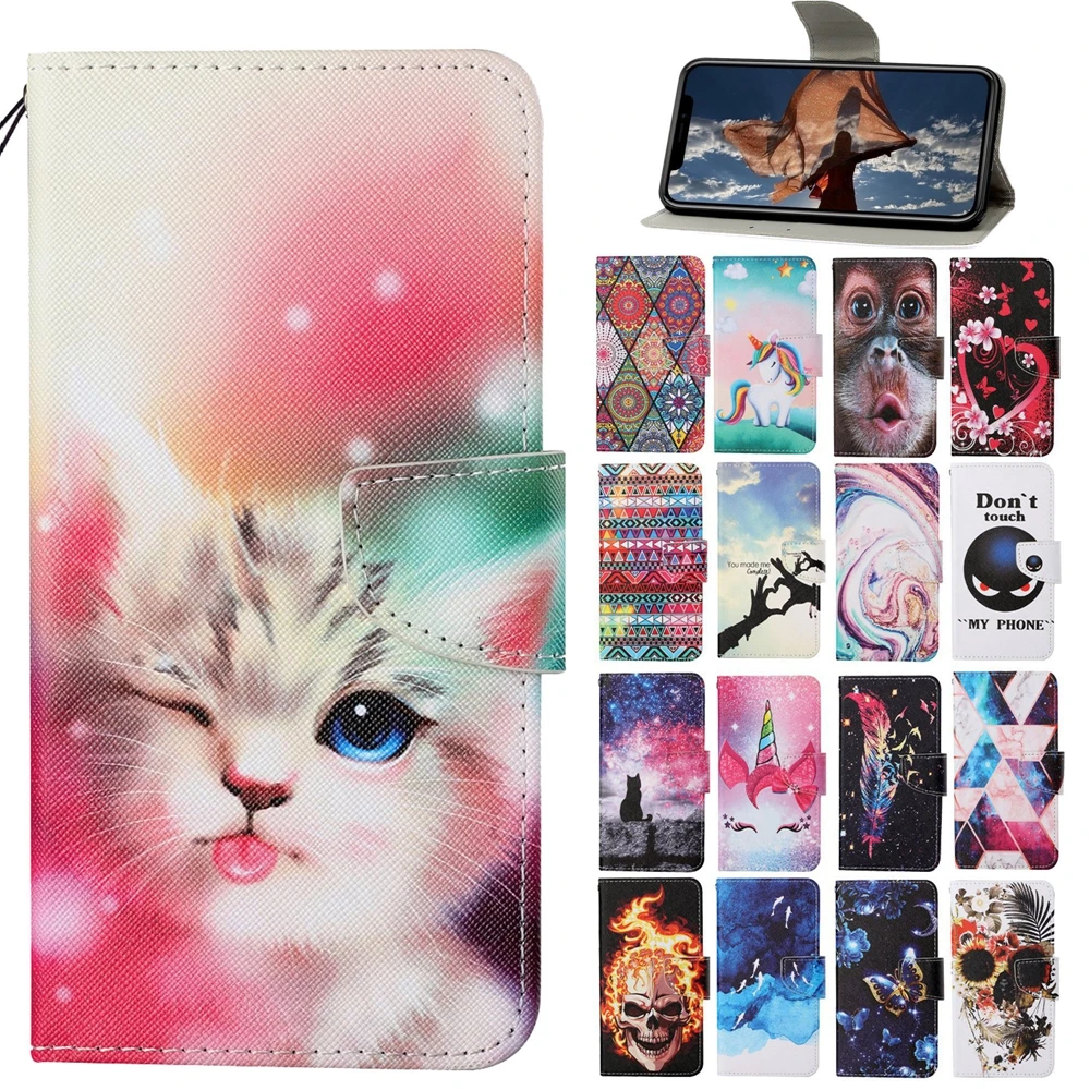 

Etui Redmi 7A 6 5A 5 Plus Cute Cat Totem Case for Funda Xiaomi Redmi Note 6 7 Pro Case Magnetic Flip Wallet Leather Cover Women