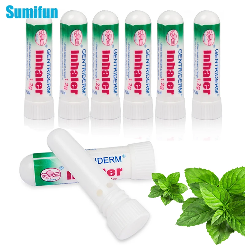 

3 pcs Nasal Inhaler Mint Nasal Essential Oils Original Thailand Rhinitis Cream Headache Runny Nose Refresh Cool Herbal Oil D3391