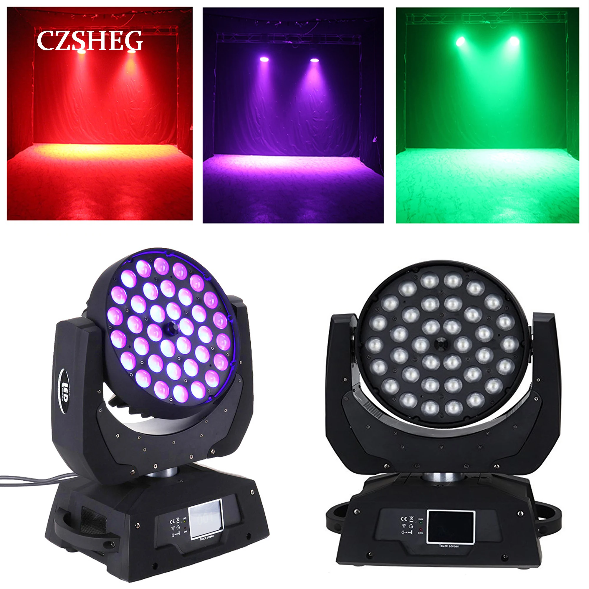 LED zoom moving head light 36x12W stage lighting DMX512 suitable for DJ Disco party bar light fast delivery