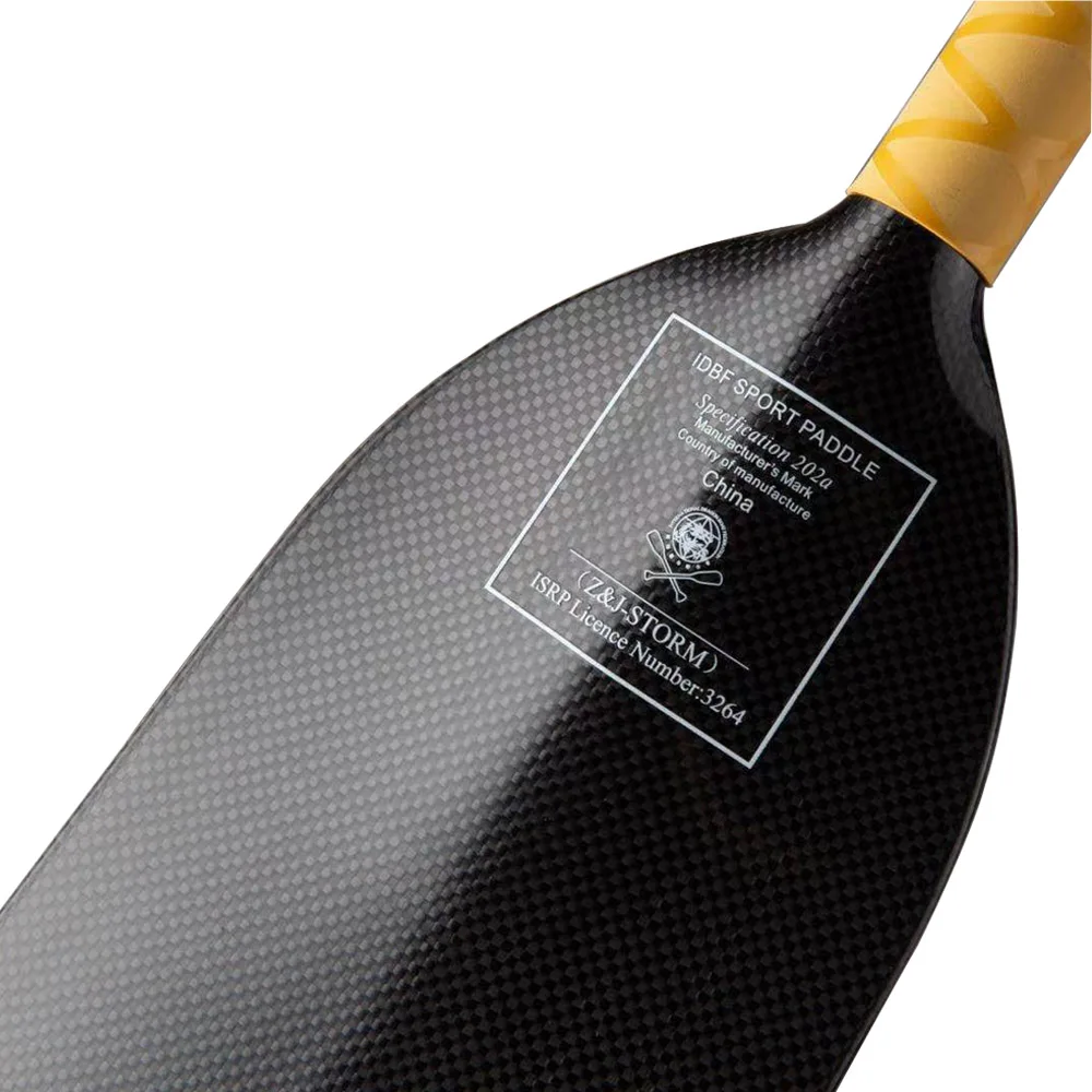 ZJ IDBF лодка дракон с лодочным веслом диедральным лезвием (Шторм) черным
