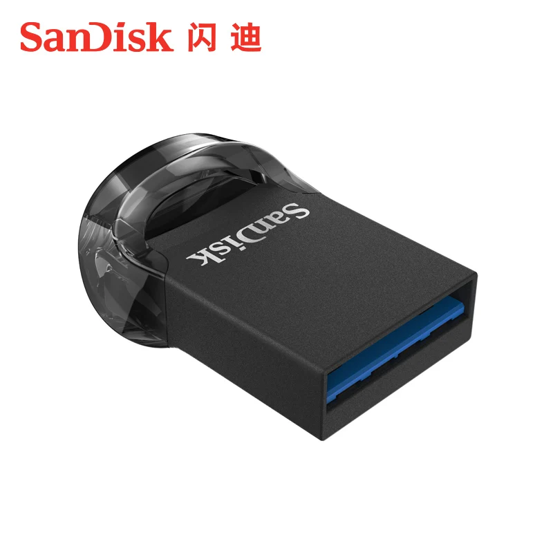 Двойной Флеш-накопитель SanDisk флэш-накопитель USB 3 1 Ultra Fit 32GB/64GB флэш-карта памяти 128