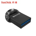 Двойной Флеш-накопитель SanDisk флэш-накопитель USB 3,1 флэш-накопитель Ultra Fit 32GB64GB флэш-карта памяти 128 ГБ 256 130 МБс. 16 Гб мини U диск для ПКТетрадь