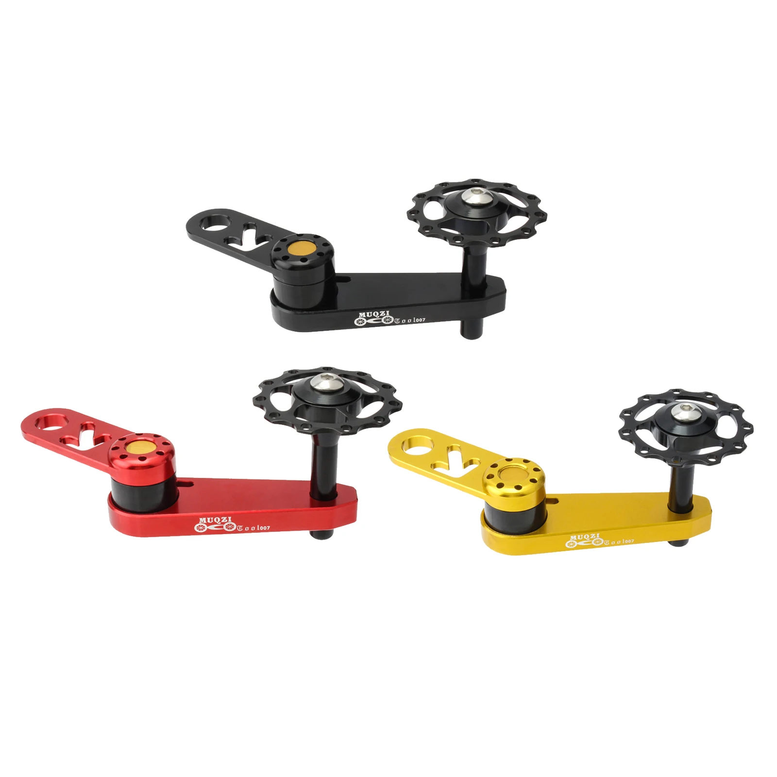 

Bike Single Speed Converter, Aluminum Alloy Bicycle Chain Tensioner Bike Rear Derailleur Guide for Folding Bike Cycle Accessory