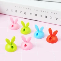 silicone cable organizer cable holder mouse wire holder desk use cable management charger holder cable winder