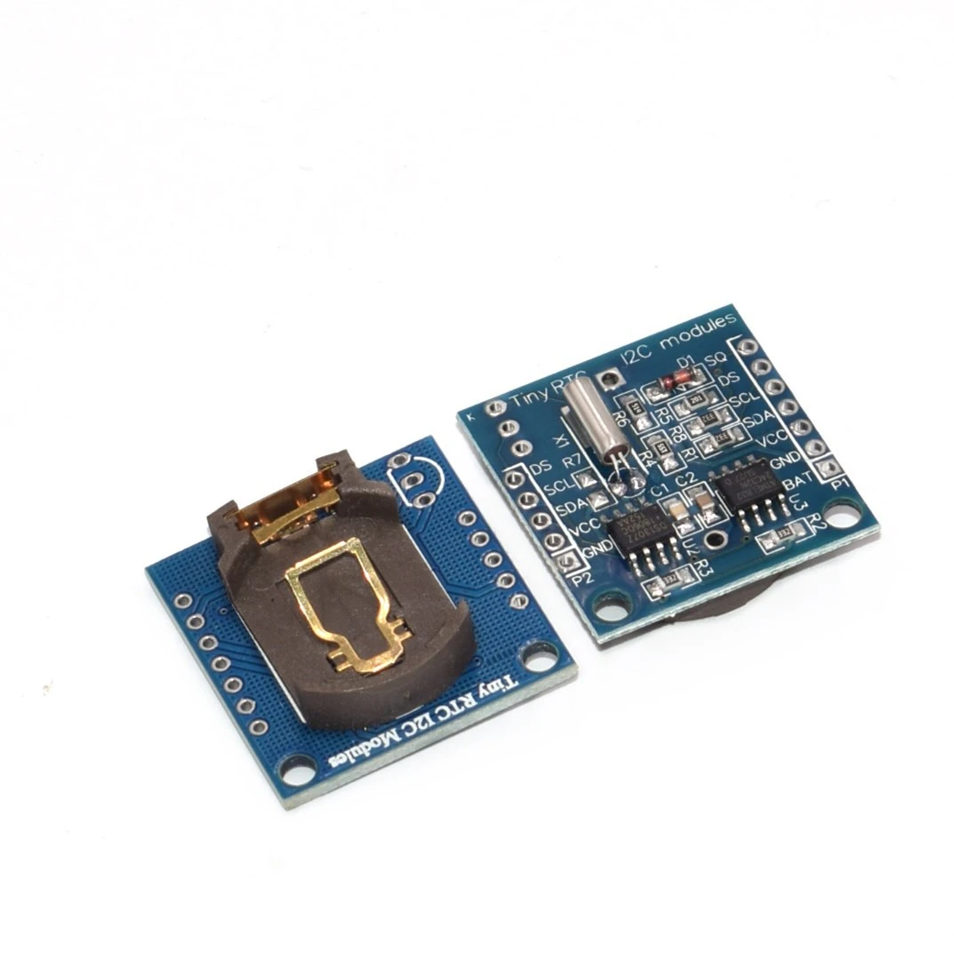 Крошечный модуль памяти RTC I2C 24C32 1 шт. с часами DS1307 без аккумулятора для arduino |