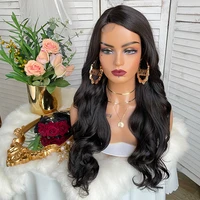 synthetic lace wig xishixiu lace wigs for black women body wave wig 26 inch natural color lace wig cosplay synthetic lace wig