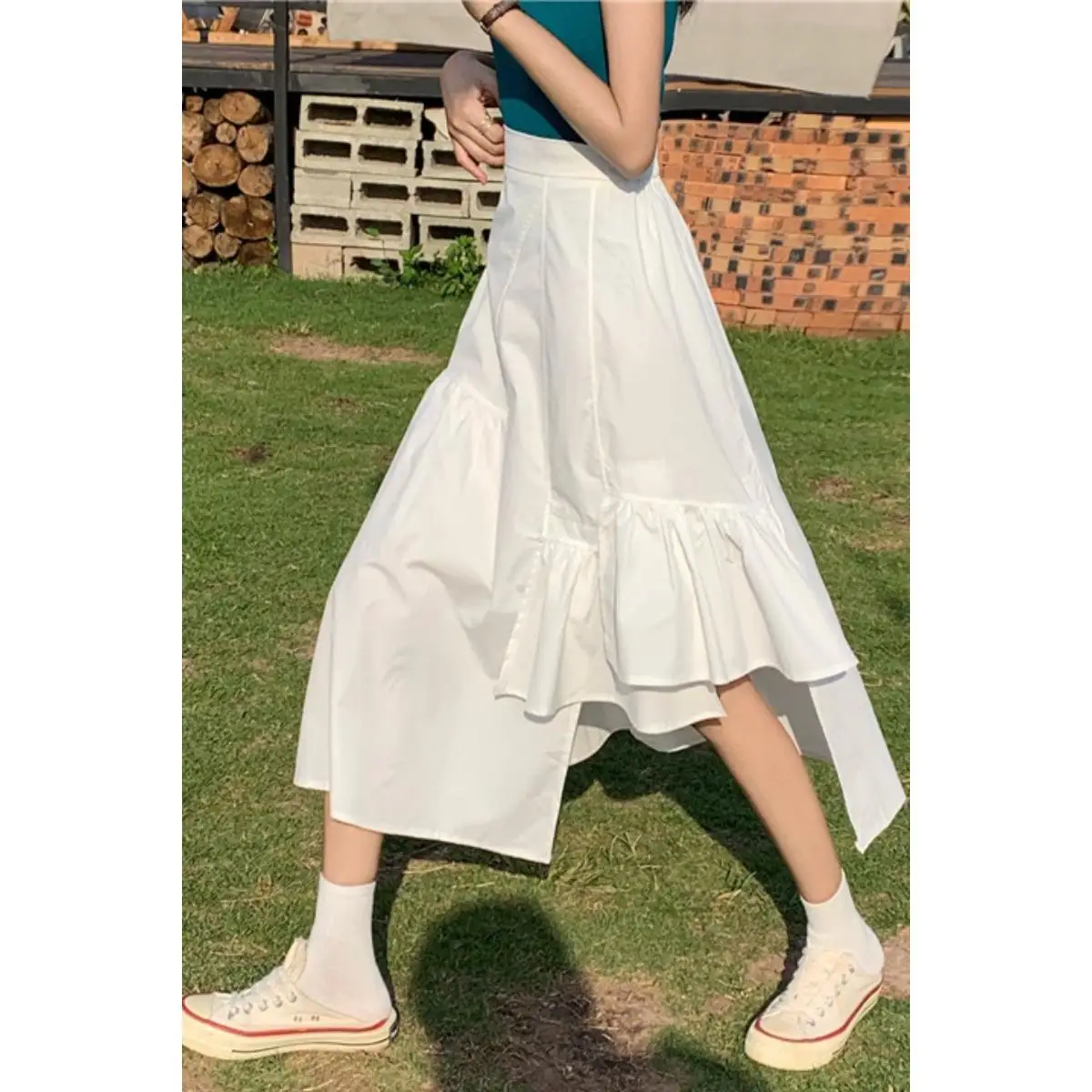 

2021 summer new white skirt for women 1[Finished on June 6]