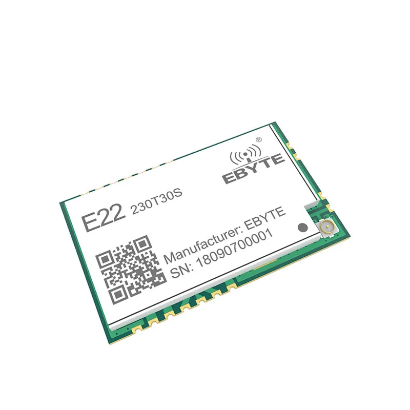 E22-230T30S SX1262 LoRa TCXO 230 МГц 30 дБм SMD беспроводной трансивер с отверстием для печати IPEX 1