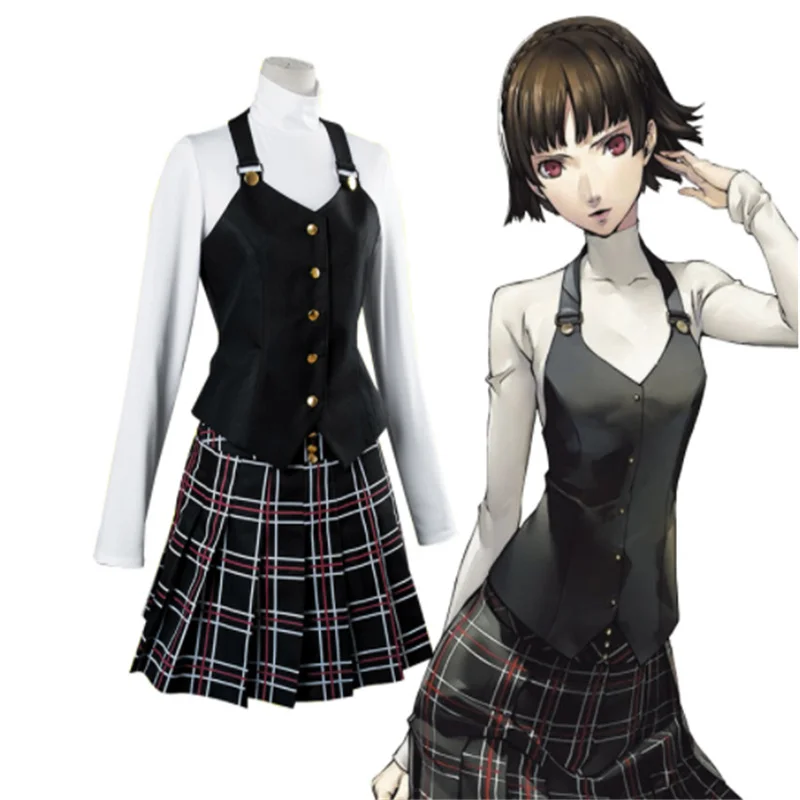 Костюм для косплея Persona 5 Queen Makoto Niijima школьная форма женское платье на Хэллоуин