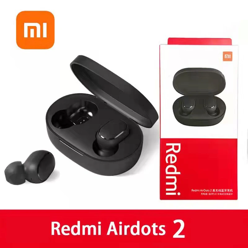 

Беспроводные наушники Xiaomi Redmi Airdots 2, Bluetooth 5,0, шумоподавление, гарнитура с микрофоном Tws, оригинальные Xiaomi Airdots