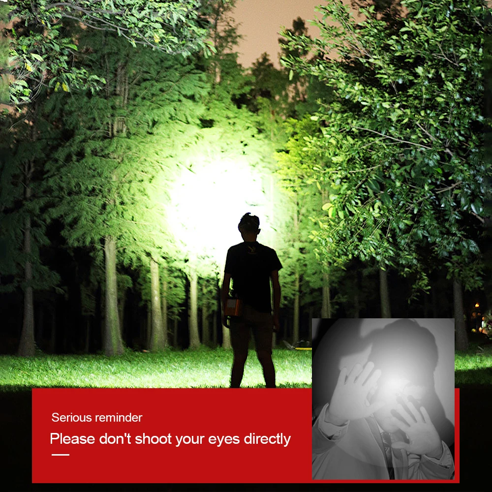 

Double L2 Core Mini Powerful Headlight Headlamp USB Rechargeable led Head lamp Head Flashlight 18650 Waterproof Camping Hunting