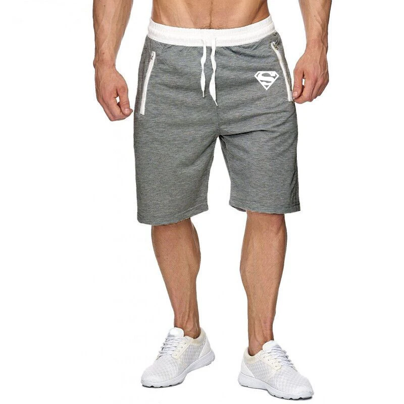 

2021 Summer New Men's zipper sports leisure trend loose quick drying Capris