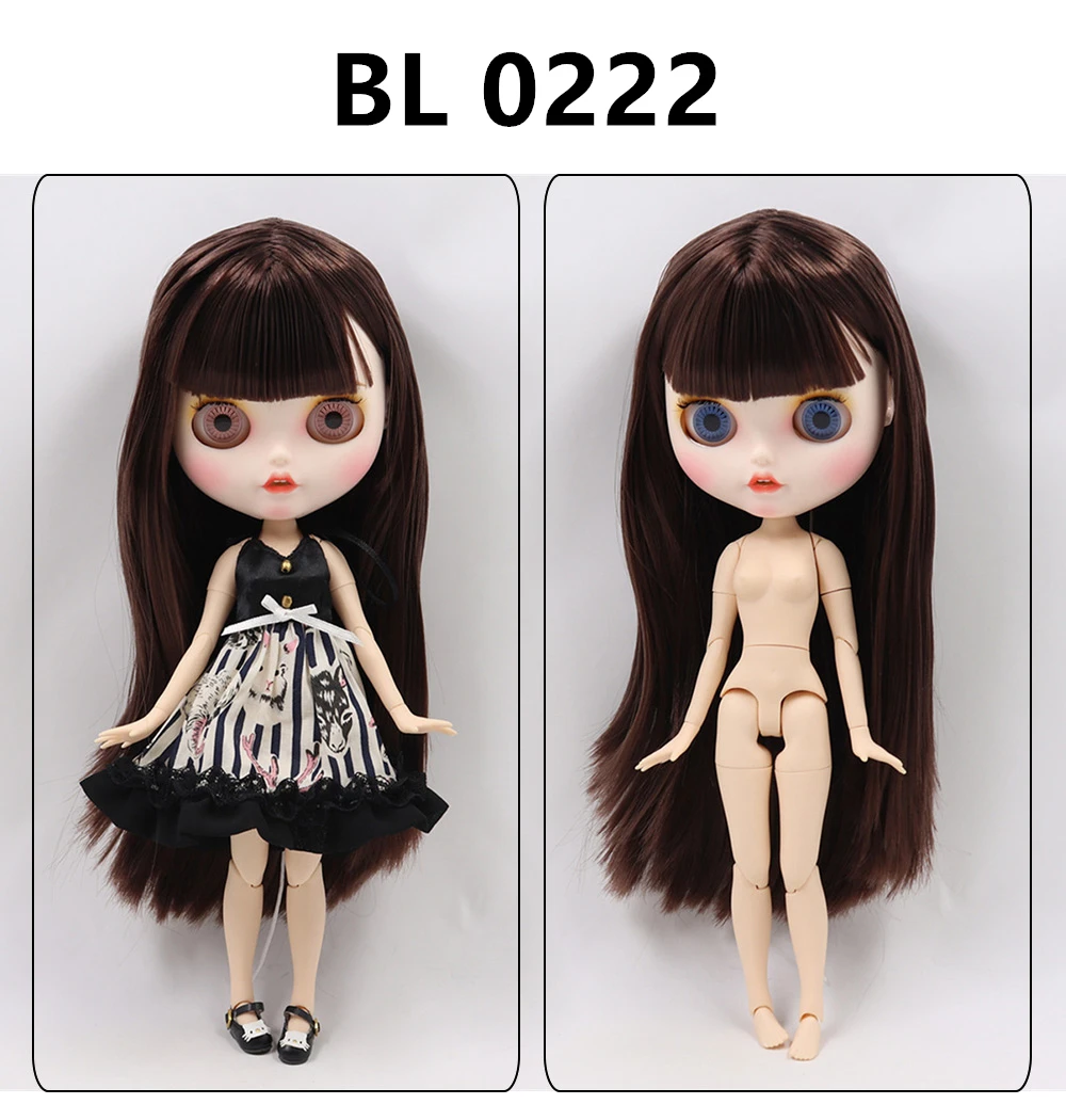ICY factory blyth doll 1/6 BJD кукла стильный изысканный макияж тела маленький рот смайлик подарок для девочек Специальная цена