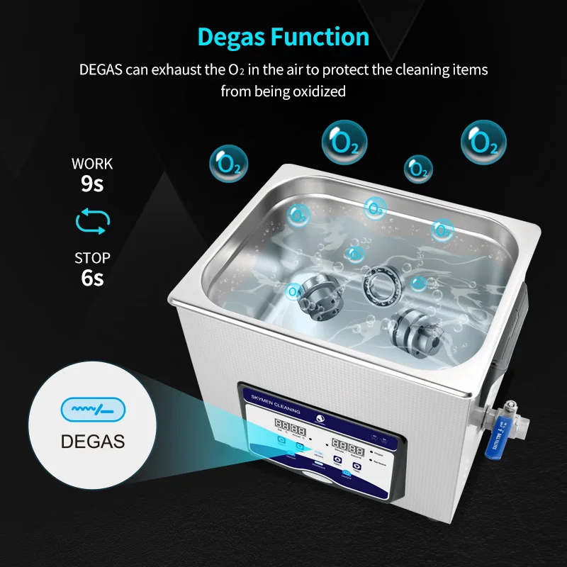 Skymen 3 2-30L цифровой ультразвуковой очиститель для ванны металлические детали