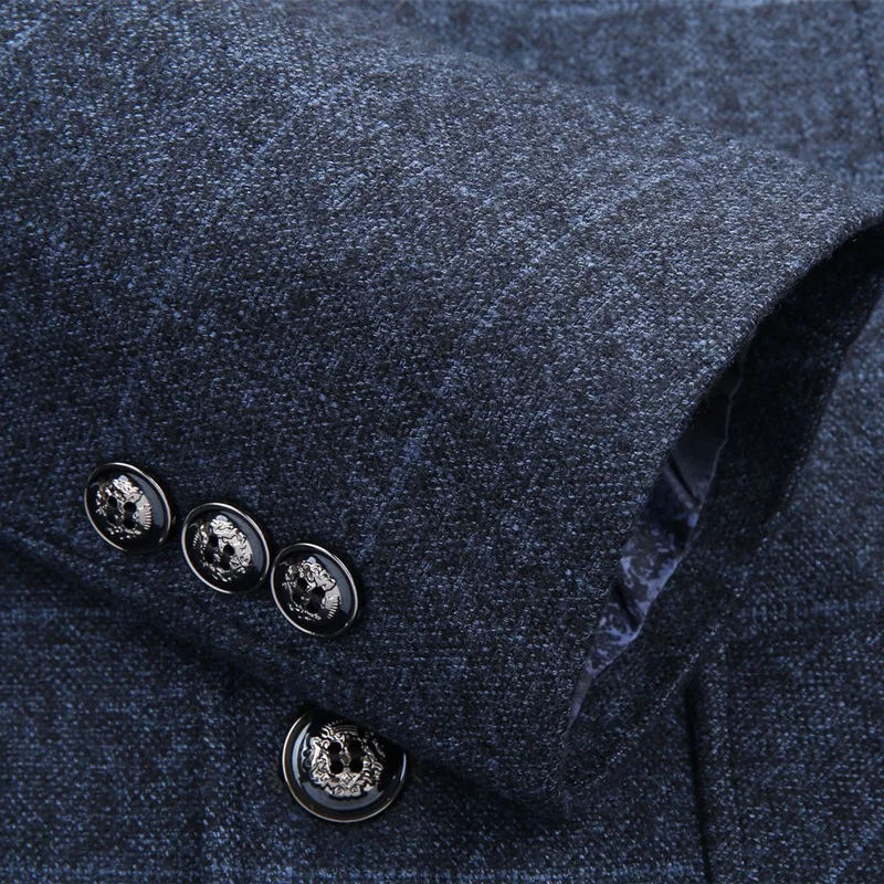 Мужской повседневный Блейзер FGKKS однотонный клетчатый пиджак на весну и осень |