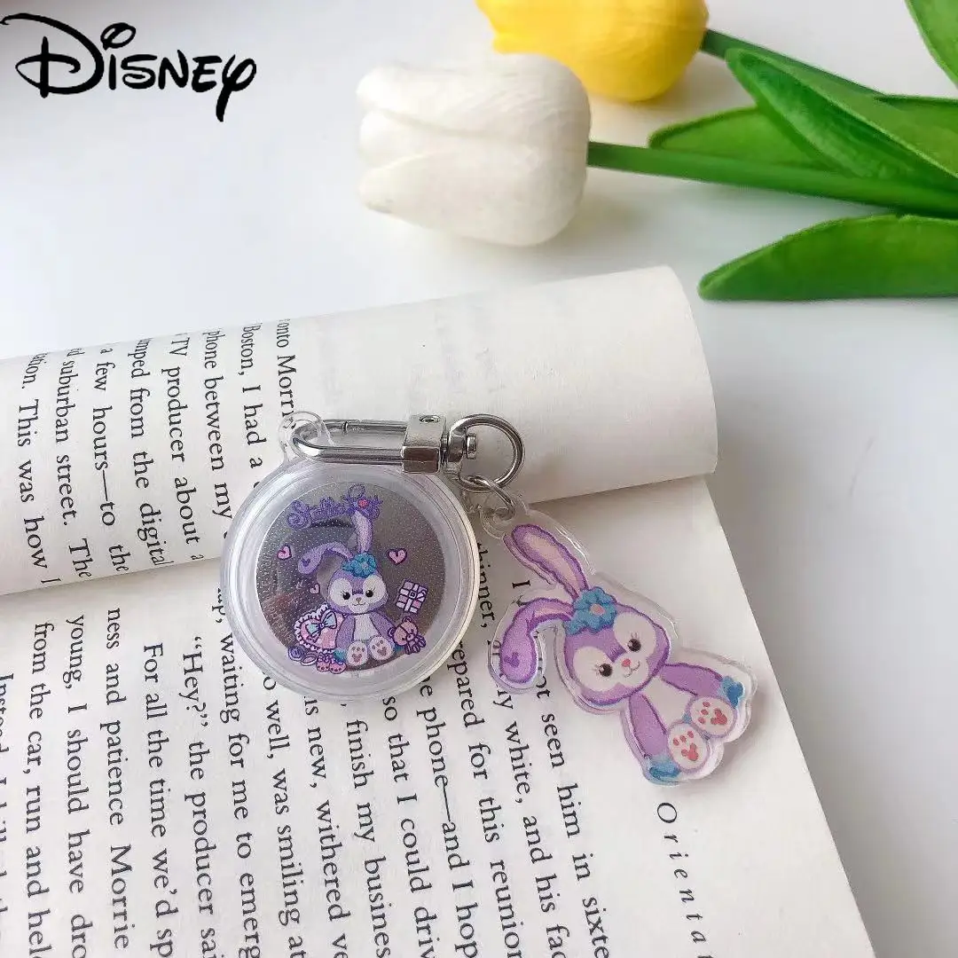 

Disney Cute Star Delu for AirTag creative locator protective cover transparent anti-lost device anti-drop keychain tracker soft