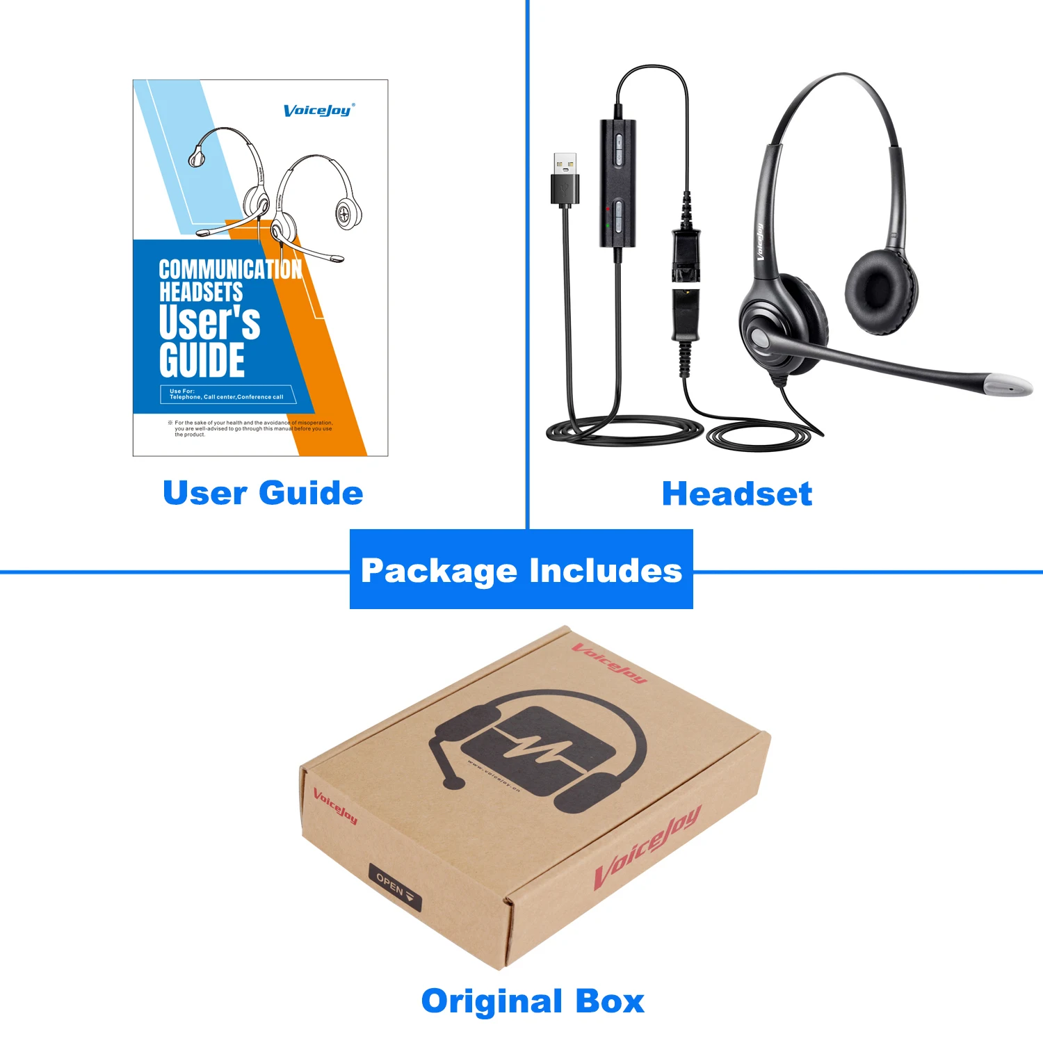 Проводные наушники с USB разъемом для ноутбука ПК компьютера колл центра