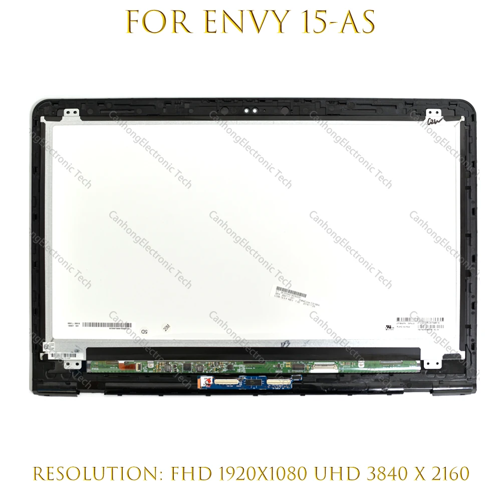 

15.6" Laptop For HP ENVY x360 15-AS133CL 15-as Series Lcd Touch Screen Glass Digitizer Assembly 857483-001