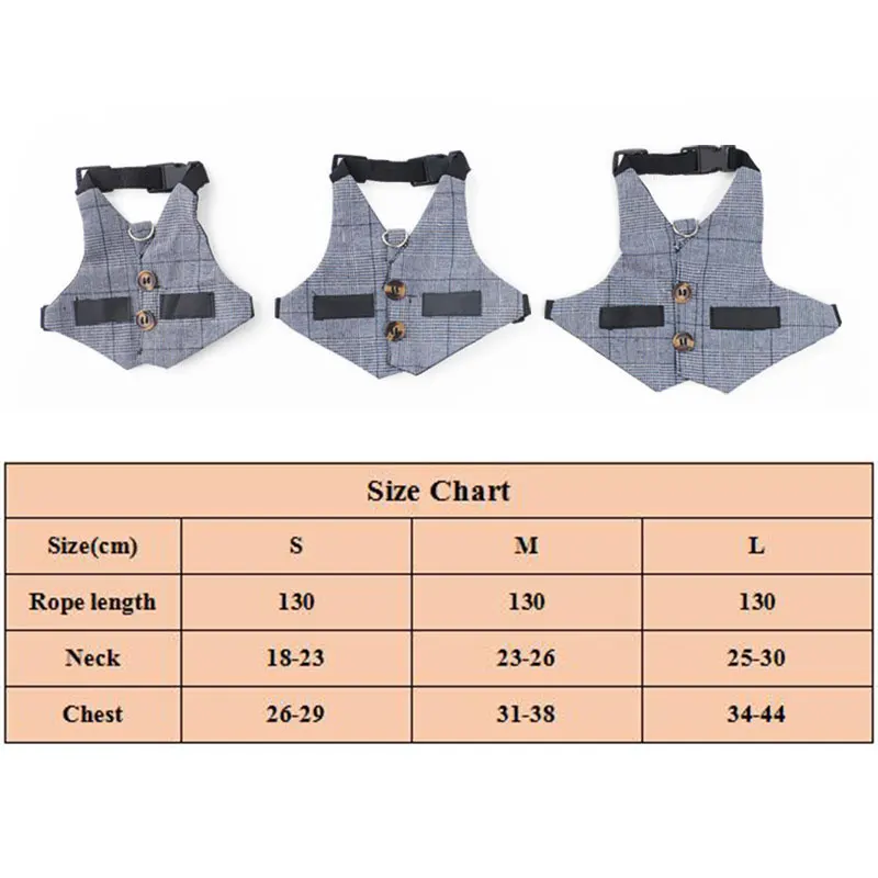 

Pet Vest with Pulling Rope Small Rabbit Suit Multipurpose Pet Harness Adjustable Rabbit Chest Strap Good-looking Pet Supplies