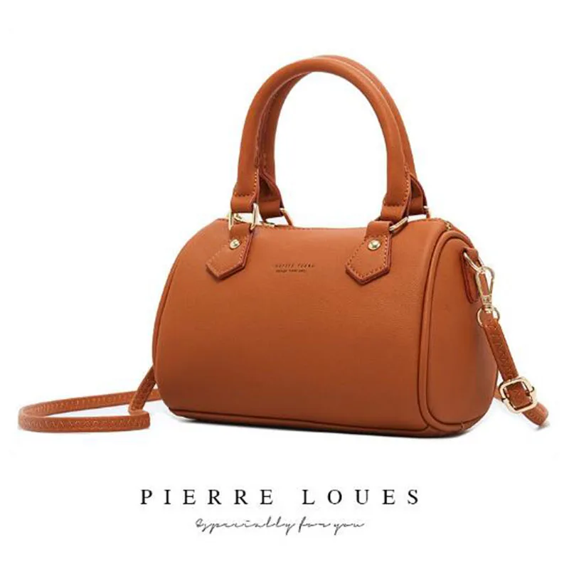 Мода кожаные сумки Женские конструктора Большая емкость сумка случайные на