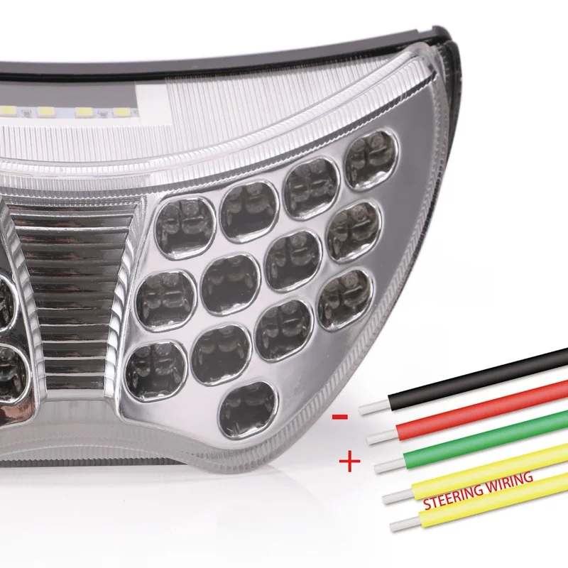 Светодиодный задний сигнал поворота для мотоцикла стоп предупредительная лампа