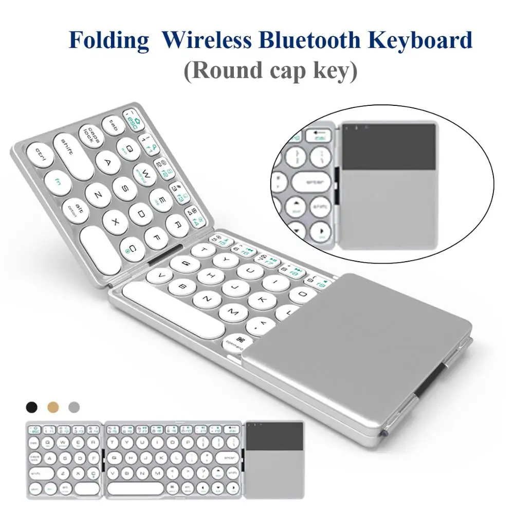 IBen портативная мини складная клавиатура Klavye для IOS/Android/Windows Bluetooth беспроводная
