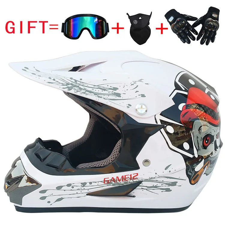 2019 горячий мотоциклетный шлем перекрестный с флагом всесезонный мужской