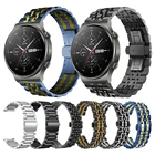 Ремешок из нержавеющей стали для наручных часов Huawei Watch GT 2 Pro, классический металлический браслет для смарт-часов GT 2e  GT2 42 мм 46 мм