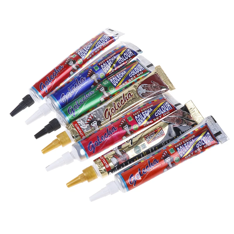 1 шт. хна паста краска для тела трафарет татуировки цветная боди арта индийский