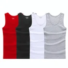 Майка мужская хлопковая, 3 шт.лот, летняя, для фитнеса