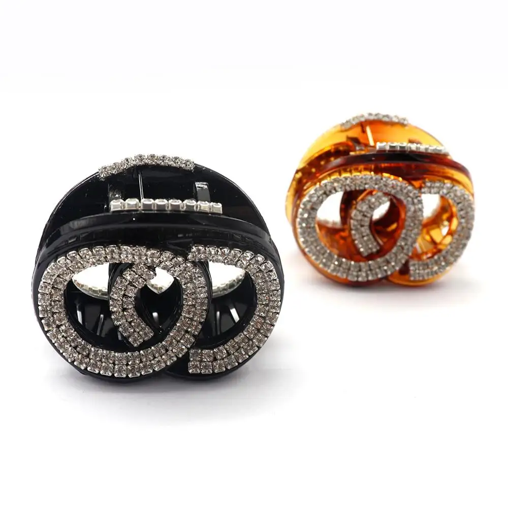 Высококачественные заколки для волос женщин и девочек с буквенным принтом полые