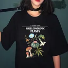 Футболка с галлюциногенными растениями, футболка с грибами, Lsd футболка