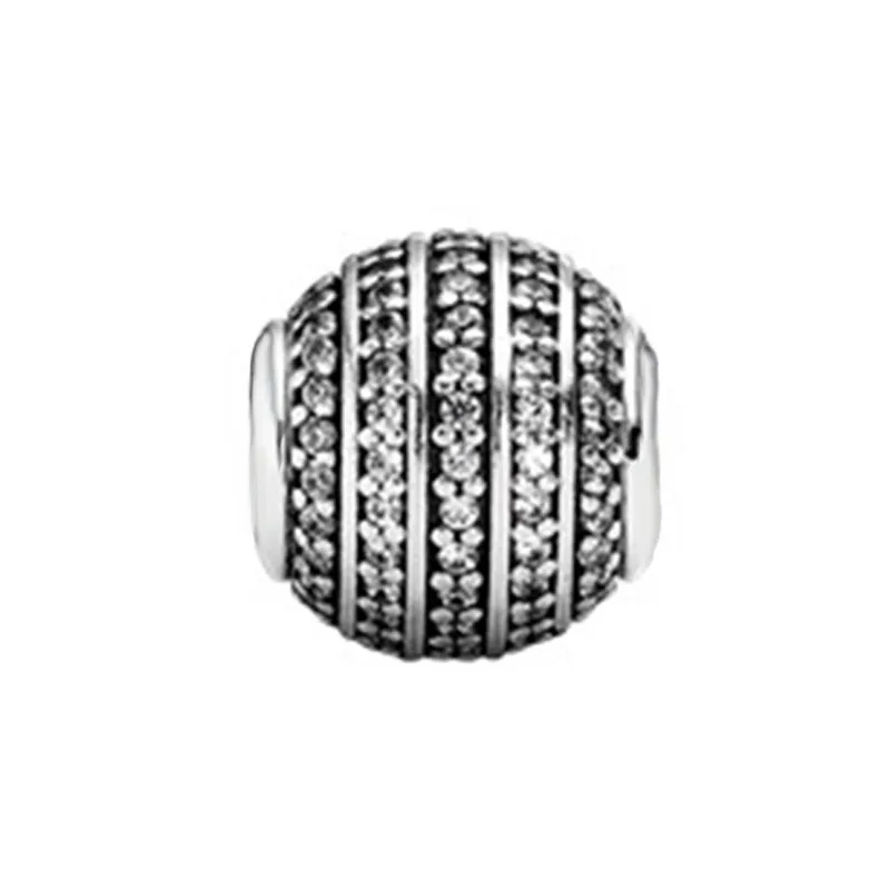 

Classic 100% 925 Sterling Silver Beads Confidence Charms fit Original Pandora Bracelets Women DIY Jewelry