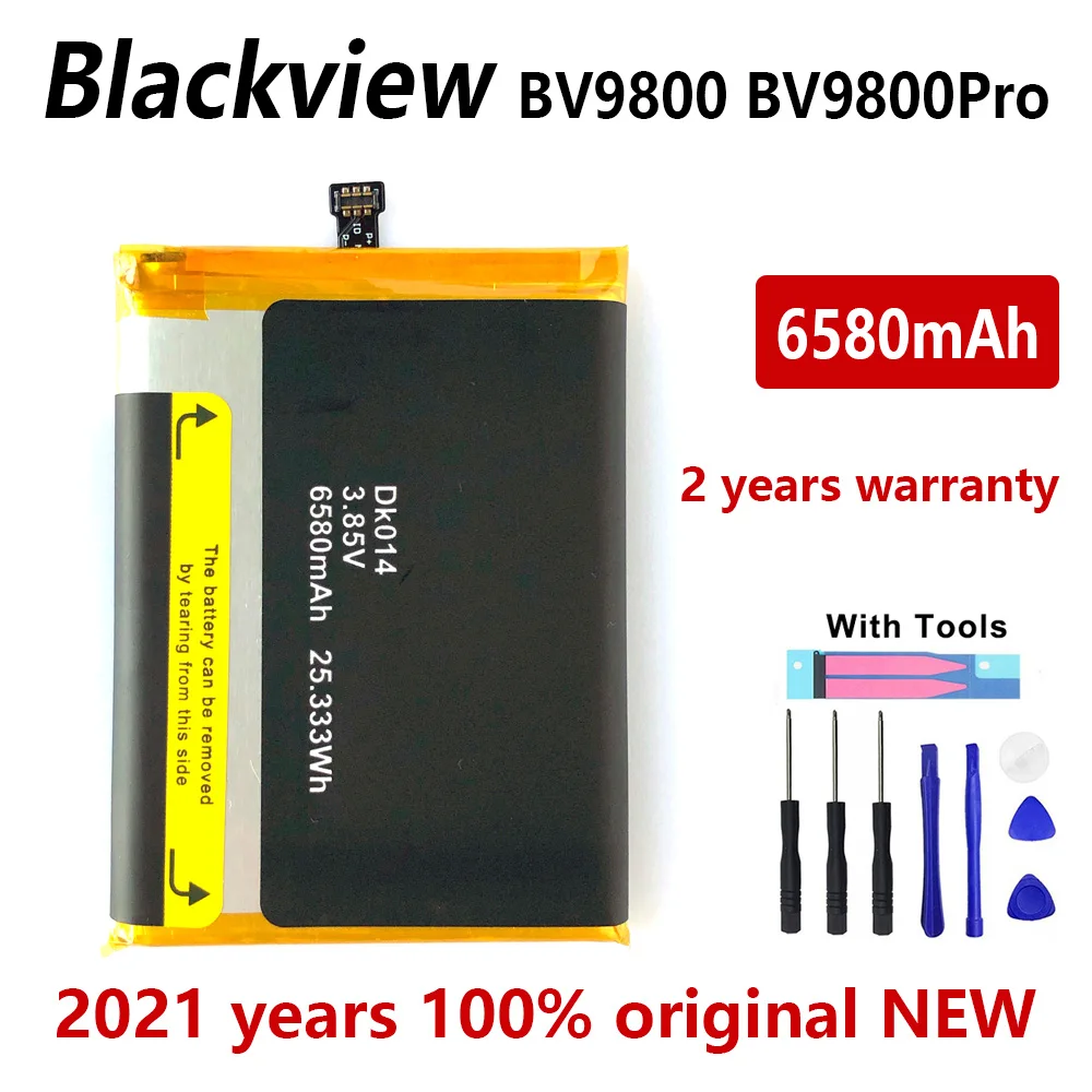 100% оригинальный новый аккумулятор 6580 мАч для Blackview BV9800 Pro высококачественный с