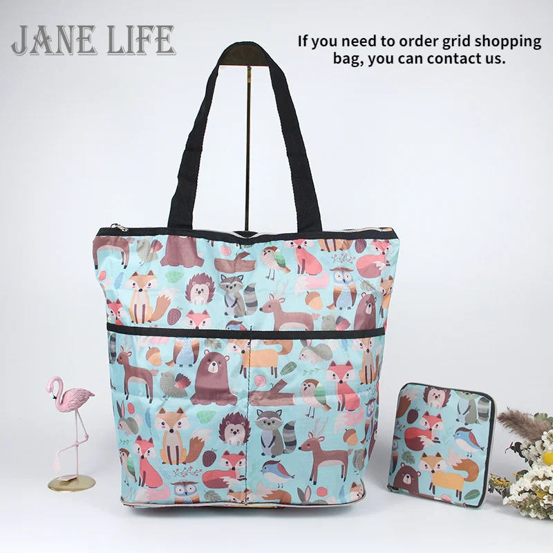 

Reusable Shopping Bag Large Eco Friendly Designer Tote Bag Supermarket Shopping Bag Folding Storage Bag Waterproof Portable