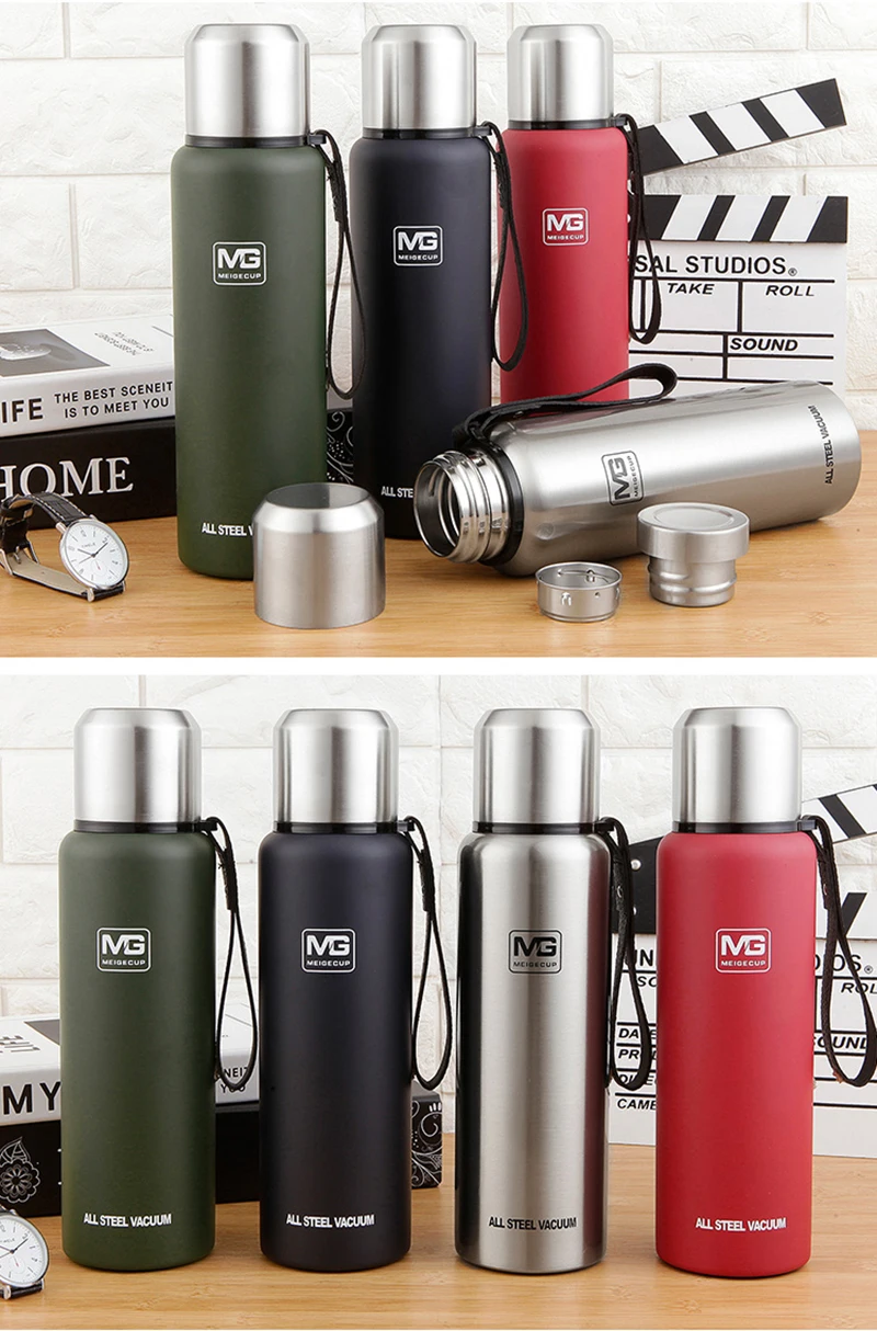 High Quality Outdoor Insulation cup 304 Stainless Steel Male Insulation Pot Large Capacity With Filter Outdoor Portable Tea Cup