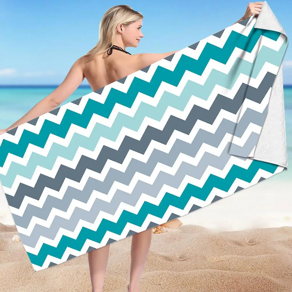 

Beach Towel Sand Free Microfiber Beach Blanket Towel Soft And Absorbent Sand-proof For Swimming Pool Gym Or For Vacation Travel