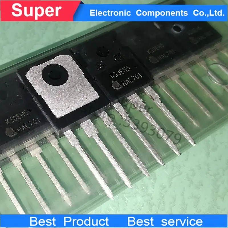 5 unids/lote MOSFET IGBT IKW30N65H5 IKW50N65H5 K30EH5 K50EH5 TO 247 транзистор оригинальный nuevo 30A