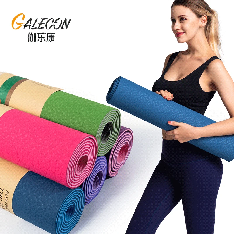 

183*61CM Double Sided Edging Thicken Non-Slip Fitness Mat High Density Exercise Yoga Mats Gym Home Fitness Exercise Gymnastics