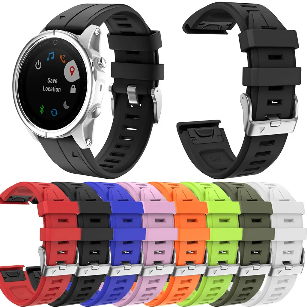Спортивный силиконовый ремешок для ремешка часов Garmin Fenix5S /Fenix5S плюс Quick Release SmartWatch