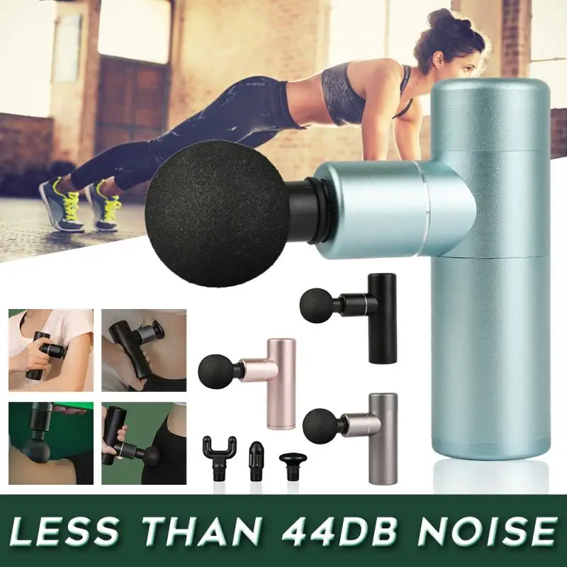 

Высокочастотный массажный мини-пистолет, расслабляющий Электрический массажер для мышц и расслабления тела с портативной сумкой для фитне...