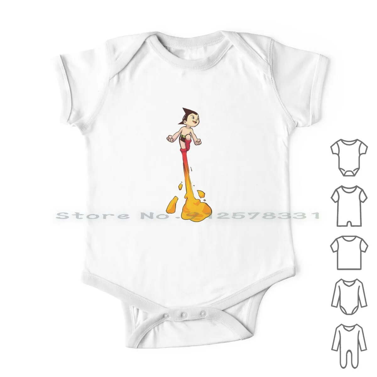 

Flying With Style Newborn Baby Clothes Rompers Cotton Jumpsuits Flying With Style Astroboy Kids Anime Japanese Old Vintage 90s