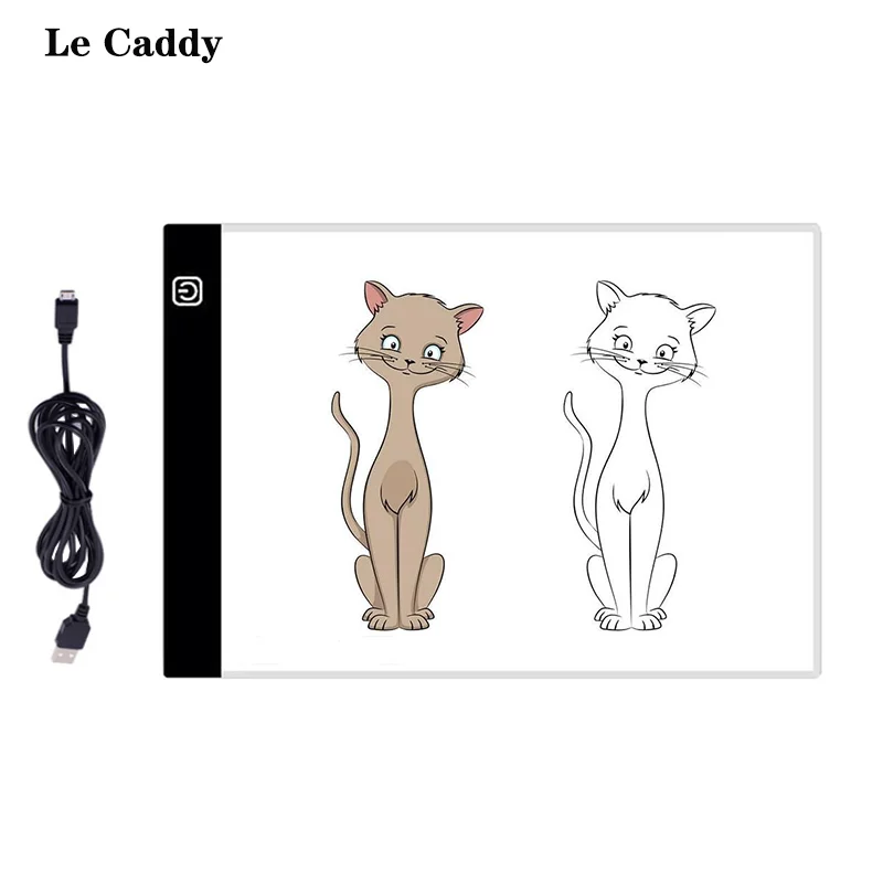 

3 Level Dimmable Led Drawing Copy Pad Board Electronic Digital Graphic Board Children's Toy led Painting Writing tablet Gifts