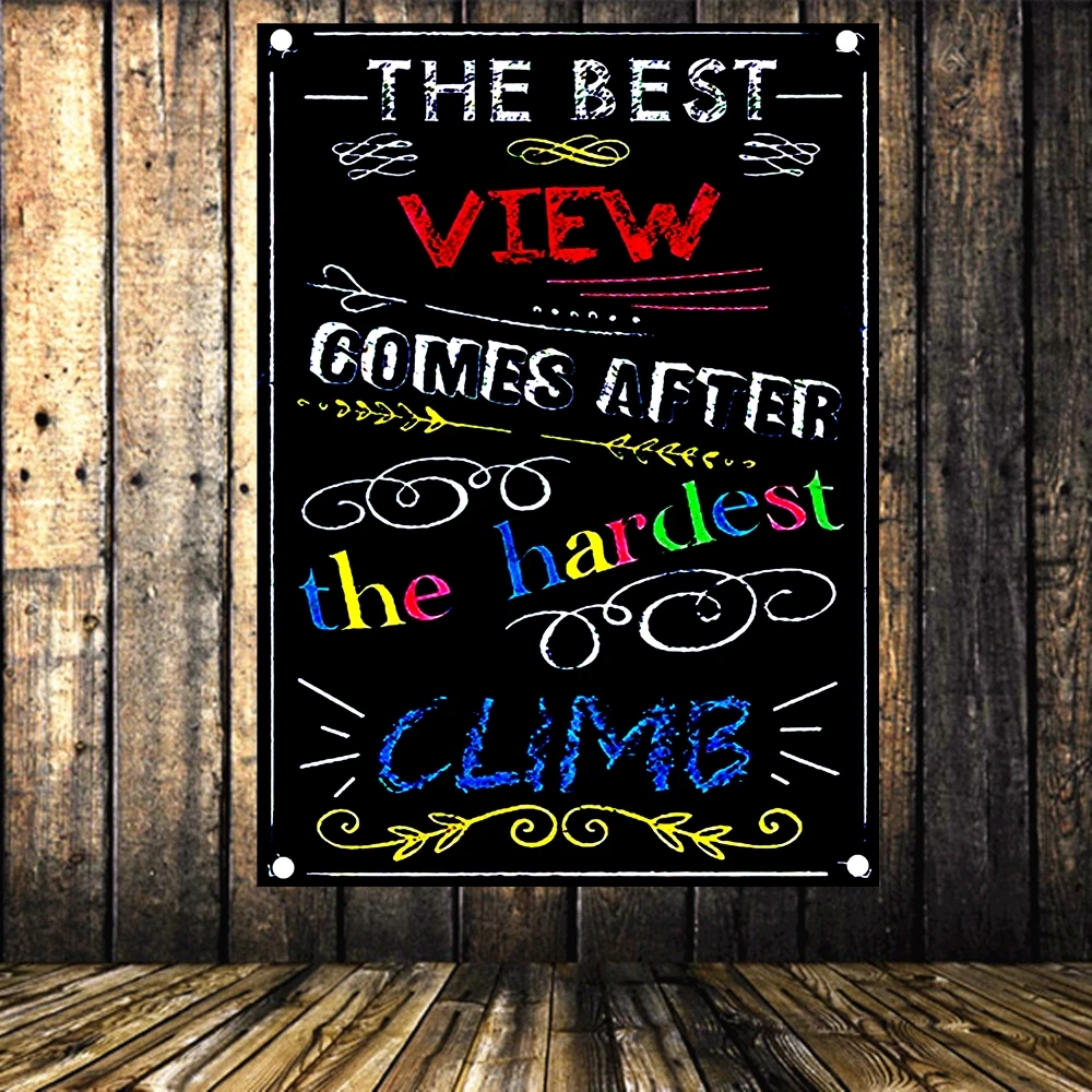 Мотивационные плакаты флаг баннер для классной комнаты и офиса украшения