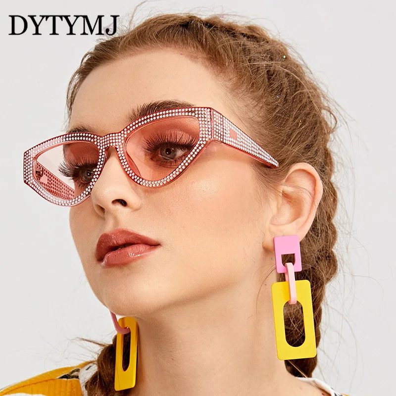

DYTYMJ Cat Eye Sunglasses Women Vintage Luxury Brand Mirror Sun Glasses Retro Lentes De Sol Mujer Shades for Women Wholesale