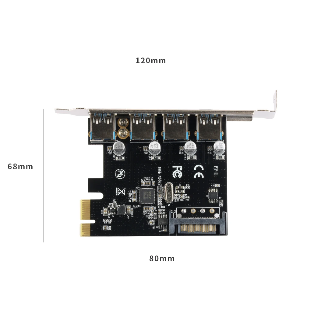 4 портовая плата расширения usb 30