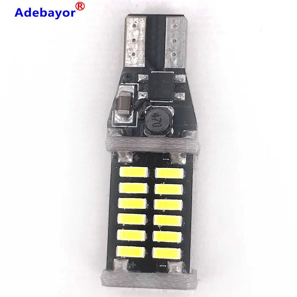 Суперъярсветодиодный Светодиодная лампа T15 30 SMD W16W LED 921 912 4014 CAN шина без ошибок