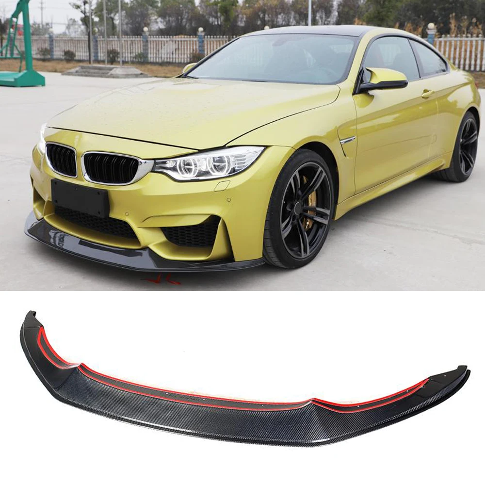 Углеродного волокна/FRP автомобиль передний бампер спойлер сплиттер для BMW F80 M3 F82