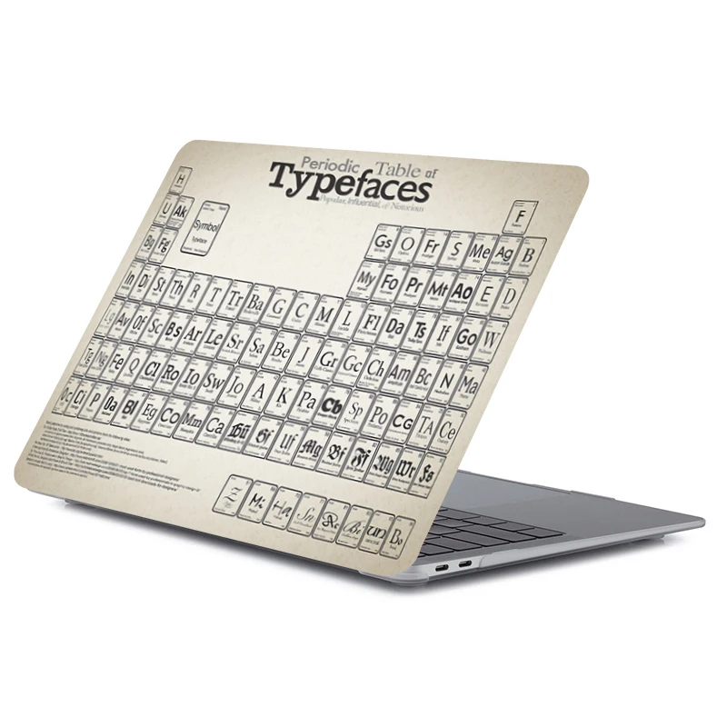 

Периодическая таблица элементов шаблон чехол для ноутбука MacBook Pro Retina Air 13,3 дюйма, для нового Pro 15,4 дюйма корпус