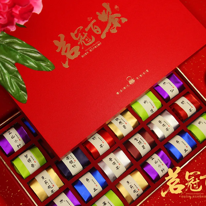 18 чай черный зеленый улун Синьян маоцзянь дахунпао 250 г |